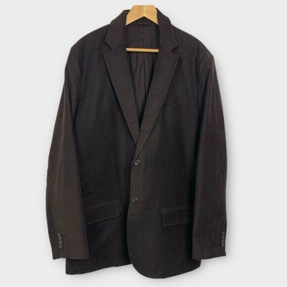 Old Navy Brown Brushed Cotton Sport Coat Blazer Jacket - Picture 1 of 7